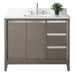42" Single Sink Modern Freestanding Solid Wood Bathroom Vanity Set with Ariston White Engineered Marble Top – Storage Cabinet with Soft-Closing Drawers VA8042 - HomeBeyond