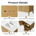 42" Single Sink Modern Freestanding Solid Wood Bathroom Vanity Set with Engineered Marble Top – Storage Cabinet with Soft-Closing Doors & Drawers VA9142 - HomeBeyond