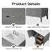 42" Single Sink Modern Freestanding Solid Wood Bathroom Vanity Set with Engineered Marble Top – Storage Cabinet with Soft-Closing Doors & Drawers VA9142 - HomeBeyond