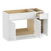 45" Modern Freestanding Birch & Plywood Bathroom Vanity Base Only – Shaker Style Storage Cabinet with 1 Drawer & 3 Soft-Closing Doors VA4133-121 - HomeBeyond