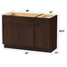 45" Modern Freestanding Birch & Plywood Bathroom Vanity Base Only – Shaker Style Storage Cabinet with Soft-Closing 1 Drawer & 3 Doors VA4130-151 - HomeBeyond