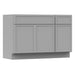 45" Modern Freestanding Birch & Plywood Bathroom Vanity Base Only – Shaker Style Storage Cabinet with Soft-Closing 1 Drawer & 3 Doors VA4130-151 - HomeBeyond