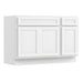 45" Modern Freestanding Oak Plywood Bathroom Vanity Base Only – Shaker Style Storage Cabinet with 1 Drawer & 3 Soft-Closing Doors VA4030-151 - HomeBeyond