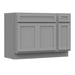 45" Modern Freestanding Oak Plywood Bathroom Vanity Base Only – Shaker Style Storage Cabinet with 1 Drawer & 3 Soft-Closing Doors VA4033-121 - HomeBeyond