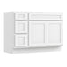45" Modern Freestanding Oak Plywood Bathroom Vanity Base Only – Shaker Style Storage Cabinet with 3 Drawers & 2 Soft-Closing Doors VA4033-123 - HomeBeyond