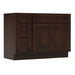 45" Modern Freestanding Oak Plywood Bathroom Vanity Base Only – Shaker Style Storage Cabinet with 3 Drawers & 2 Soft-Closing Doors VA4033-123 - HomeBeyond