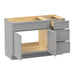 45" Plywood Bathroom Vanity Cabinet without Top - 3 Drawers & 1 Door - HomeBeyond