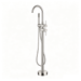 47" Modern Freestanding Waterfall Bathtub Faucet Dual Handle Tub Filler with Handheld Shower VA2012 - HomeBeyond