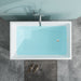 47" x 29" Modern Slipper Freestanding Solid Surface Soaking Bathtub White Small Soaker Tub Slotted Overflow VA6816B-XS - HomeBeyond