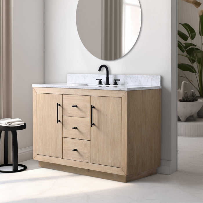 48" Bathroom Vanity with Sink and Top, With Soft Closing Doors - HomeBeyond