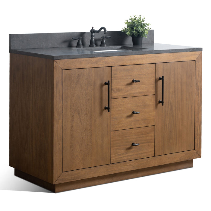 48" Bathroom Vanity with Sink and Top, With Soft Closing Doors - HomeBeyond