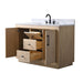 48" Bathroom Vanity with Sink and Top, With Soft Closing Doors - HomeBeyond