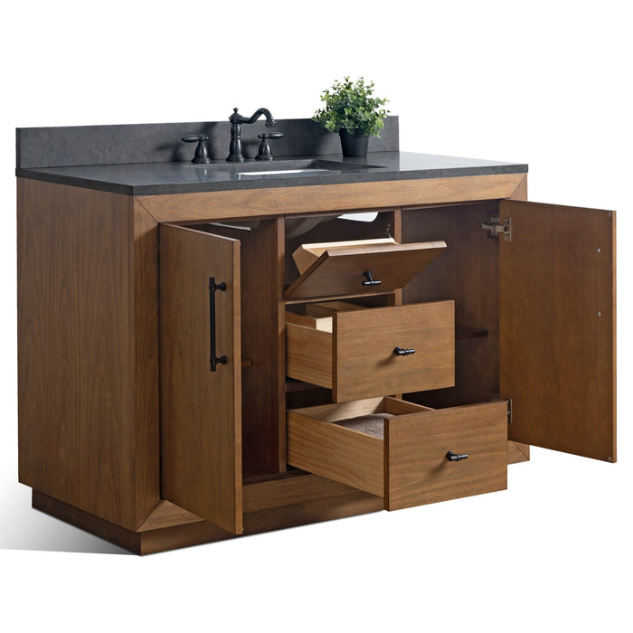 48" Bathroom Vanity with Sink and Top, With Soft Closing Doors - HomeBeyond