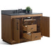 48" Bathroom Vanity with Sink and Top, With Soft Closing Doors - HomeBeyond