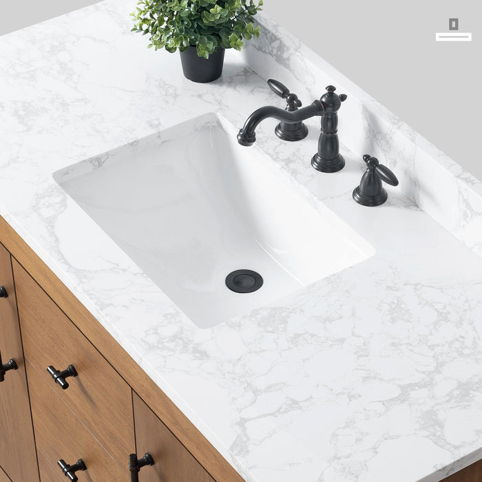 48" Bathroom Vanity with Sink and Top, With Soft Closing Doors - HomeBeyond