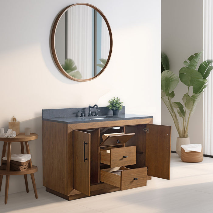 48" Bathroom Vanity with Sink and Top, With Soft Closing Doors - HomeBeyond