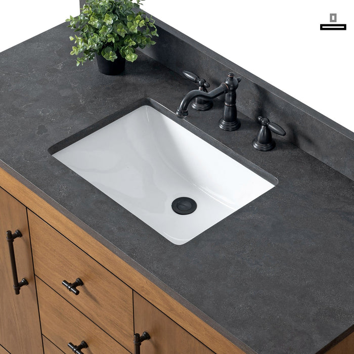 48" Bathroom Vanity with Sink and Top, With Soft Closing Doors - HomeBeyond