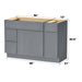 48" Modern Freestanding Birch & Plywood Bathroom Vanity Base Only – Shaker Style Storage Cabinet with 3 Drawers & 2 Soft-Closing Doors VA41362L-121 - HomeBeyond