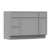 48" Modern Freestanding Birch & Plywood Bathroom Vanity Base Only – Shaker Style Storage Cabinet with 3 Drawers & 2 Soft-Closing Doors VA41362L-121 - HomeBeyond