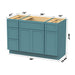 48" Modern Freestanding Birch & Plywood Bathroom Vanity Base Only – Shaker Style Storage Cabinet with 4 Drawers & 3 Soft-Closing Doors VA41123-24-121 - HomeBeyond