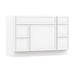 48" Modern Freestanding Birch & Plywood Bathroom Vanity Base Only – Shaker Style Storage Cabinet with 5 Drawers & 1 Soft-Closing Door VA41362L-123 - HomeBeyond