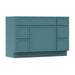 48" Modern Freestanding Birch & Plywood Bathroom Vanity Base Only – Shaker Style Storage Cabinet with 5 Drawers & 1 Soft-Closing Door VA41362L-123 - HomeBeyond