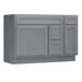 48" Modern Freestanding Oak Plywood Bathroom Vanity Base Only – Shaker Style Storage Cabinet with 3 Drawers & 2 Soft-Closing Doors VA40362R-121 - HomeBeyond