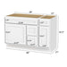 48" Modern Freestanding Oak Plywood Bathroom Vanity Base Only – Shaker Style Storage Cabinet with 3 Drawers & 2 Soft-Closing Doors VA40362R-121 - HomeBeyond