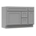 48" Modern Freestanding Oak Plywood Bathroom Vanity Base Only – Shaker Style Storage Cabinet with 3 Drawers & 2 Soft-Closing Doors VA40362R-121 - HomeBeyond