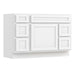 48" Modern Freestanding Oak Plywood Bathroom Vanity Base Only – Shaker Style Storage Cabinet with 5 Drawers & 1 Soft-Closing Door VA40123-362R - HomeBeyond