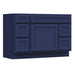 48" Modern Freestanding Oak Plywood Bathroom Vanity Base Only – Shaker Style Storage Cabinet with 5 Drawers & 1 Soft-Closing Door VA40123-362R - HomeBeyond