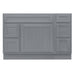 48" Modern Freestanding Oak Plywood Bathroom Vanity Base Only – Shaker Style Storage Cabinet with 5 Drawers & 1 Soft-Closing Door VA40362L-123 - HomeBeyond