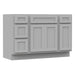 48" Modern Freestanding Plywood Bathroom Vanity Base Only – Shaker Style Storage Cabinet with 4 Drawers & 3 Doors VA40123-24-121 - HomeBeyond