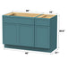 48" Oak Bathroom Vanity Cabinet without Top - 1 Drawer & 3 Doors - HomeBeyond