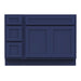 48" Oak Bathroom Vanity Cabinet without Top - 3 Drawers & 2 Doors - HomeBeyond