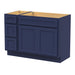 48" Oak Bathroom Vanity Cabinet without Top - 3 Drawers & 2 Doors - HomeBeyond