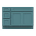 48" Oak Bathroom Vanity Cabinet without Top - 3 Drawers & 2 Doors - HomeBeyond