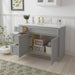 48" Oak Bathroom Vanity Cabinet without Top - 3 Drawers & 2 Doors - HomeBeyond