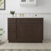 48" Oak Bathroom Vanity Cabinet without Top - 3 Drawers & 2 Doors - HomeBeyond