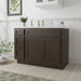 48" Oak Bathroom Vanity Cabinet without Top - 3 Drawers & 2 Doors - HomeBeyond