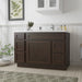 48" Oak Bathroom Vanity Cabinet without Top - 5 Drawers & 1 Door - HomeBeyond