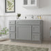 48" Oak Bathroom Vanity Cabinet without Top - 5 Drawers & 1 Door - HomeBeyond