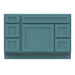 48" Oak Bathroom Vanity Cabinet without Top - 5 Drawers & 1 Door - HomeBeyond