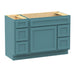 48" Oak Bathroom Vanity Cabinet without Top - 5 Drawers & 1 Door - HomeBeyond