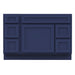 48" Oak Bathroom Vanity Cabinet without Top - 5 Drawers & 1 Door - HomeBeyond