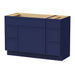 48" Oak Bathroom Vanity Cabinet without Top - 5 Drawers & 1 Door - HomeBeyond