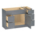 48" Oak Bathroom Vanity Cabinet without Top - 5 Drawers & 1 Door - HomeBeyond