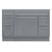 48" Oak Bathroom Vanity Cabinet without Top - 5 Drawers & 1 Door - HomeBeyond