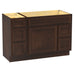 48" Oak Bathroom Vanity Cabinet without Top - 5 Drawers & 1 Door - HomeBeyond