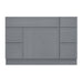 48" Oak Bathroom Vanity Cabinet without Top - 5 Drawers & 1 Door - HomeBeyond
